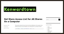 Desktop Screenshot of kenwardtown.com