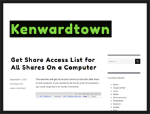 Tablet Screenshot of kenwardtown.com
